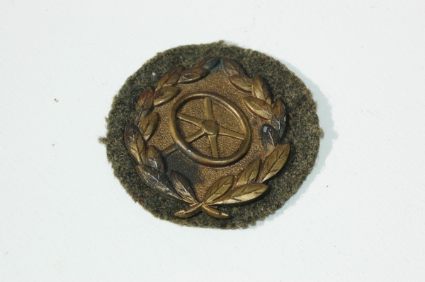 German WWII Drivers Badge in Bronze