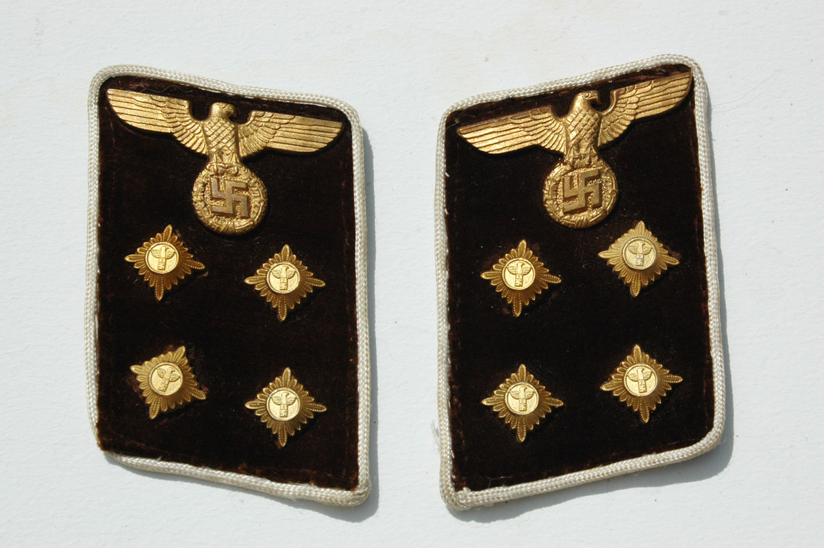 NSDAP Political Leaders Collar Tabs Kreis
