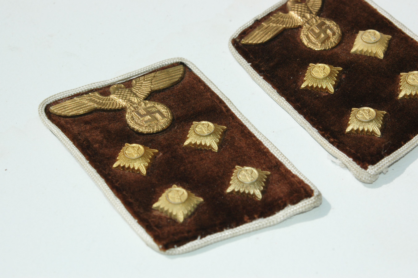 NSDAP Political Leaders Collar Tabs Kreis
