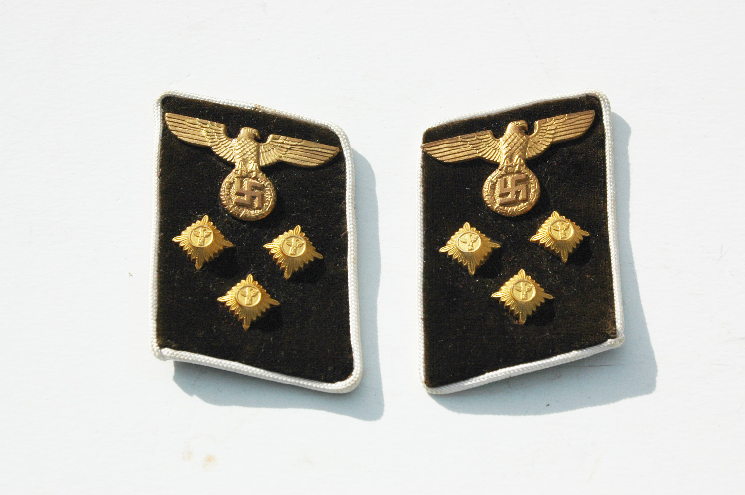 NSDAP Political Leaders Kreis Collar Tabs