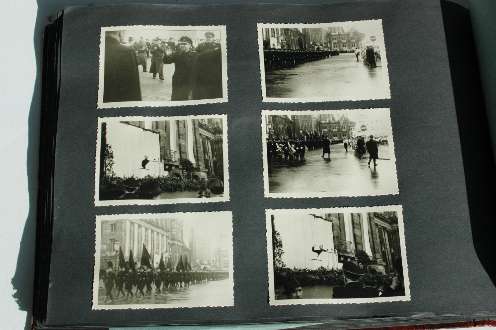 Luftwaffe Photo Album with photos of Anton Mussert (Dutch Nazi Party Leader)