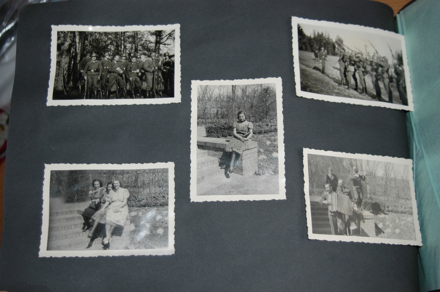 Luftwaffe Photo Album with photos of Anton Mussert (Dutch Nazi Party Leader)