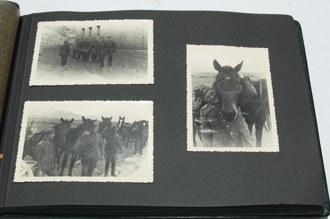 German Wartime Calvary Soldiers Photo Album