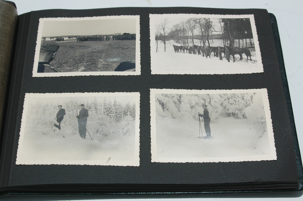 German Wartime Calvary Soldiers Photo Album