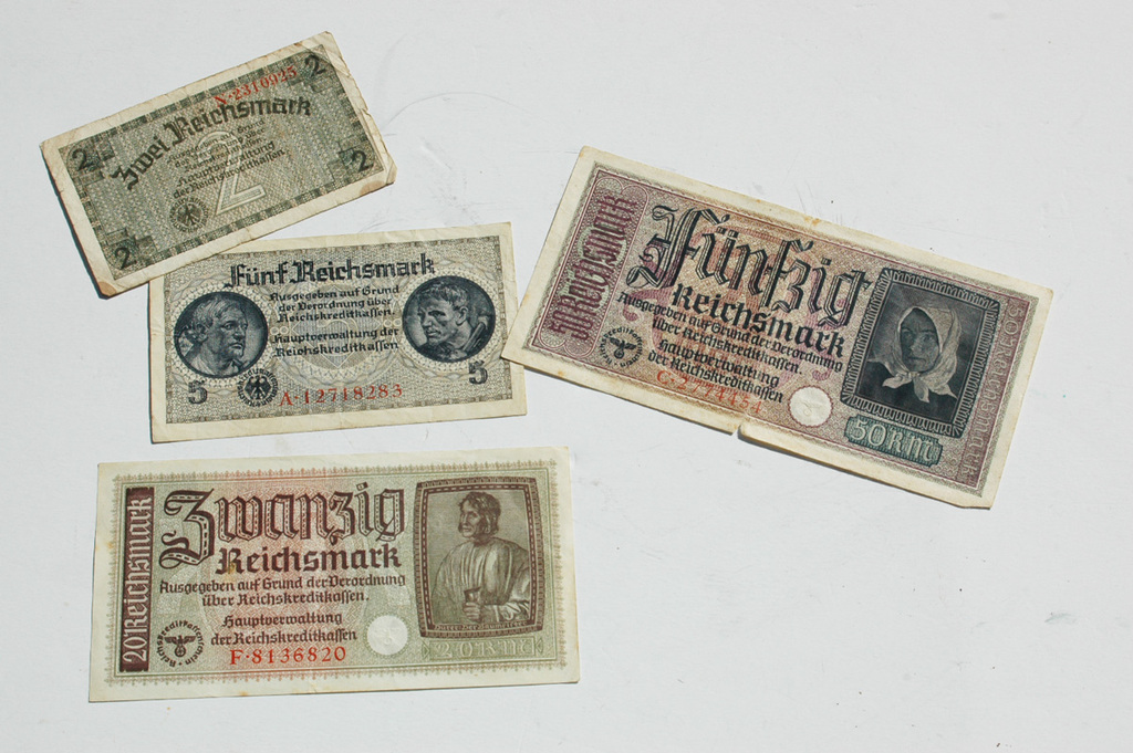 German WWII Reichsmarks
