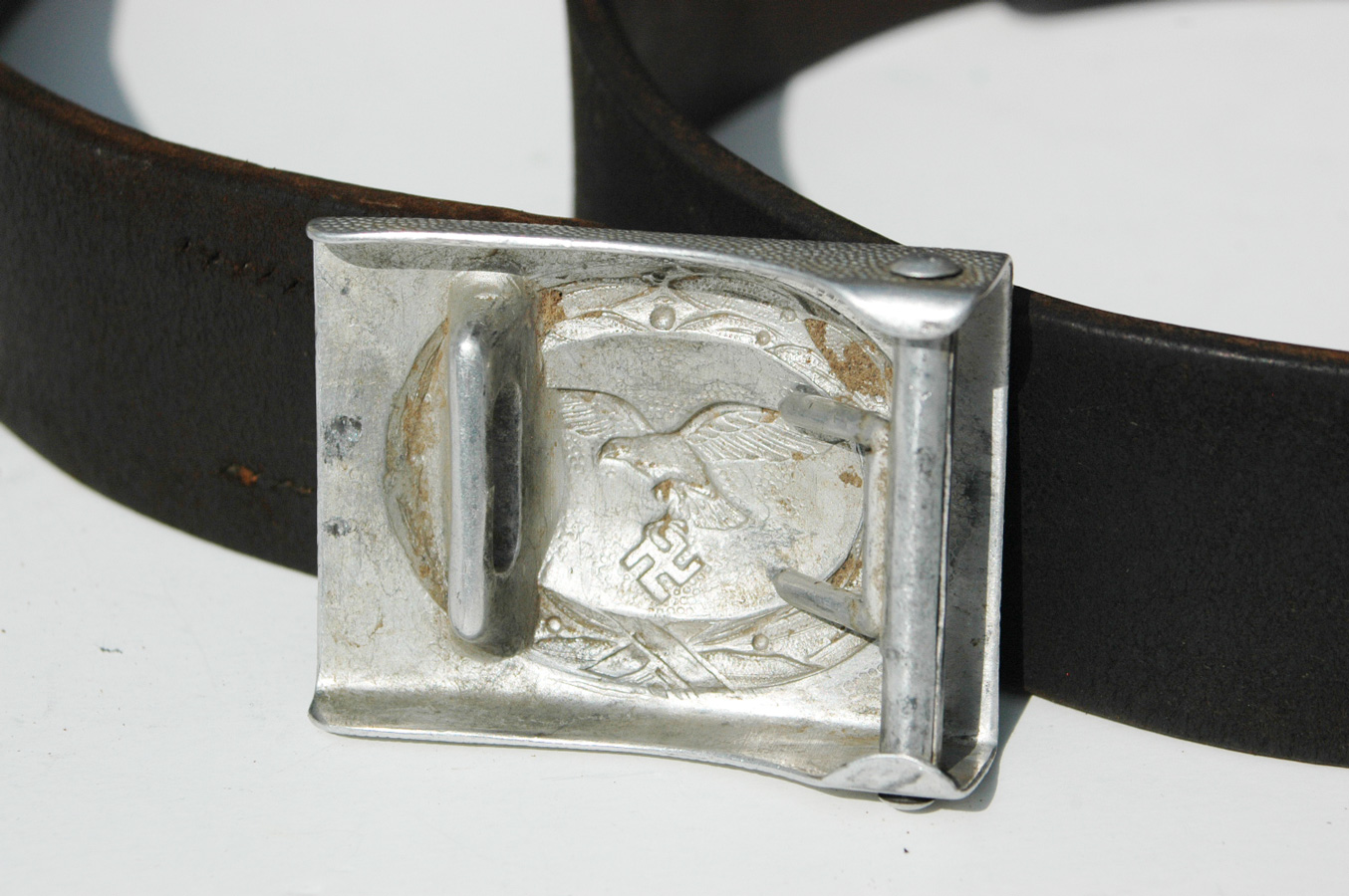 German WWII Luftwaffe Enlisted Belt and Buckle Set
