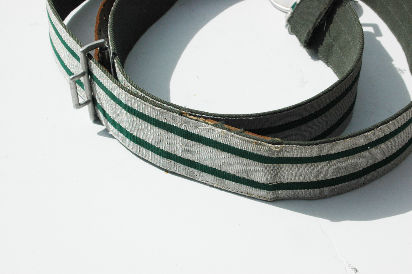 German WWII Forestry Officers Dress Brocade Belt and Buckle Set