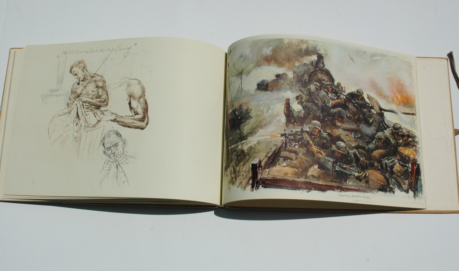 German WWII Hans Liska Sketchbook