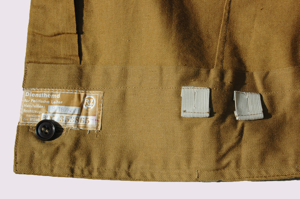 NSDAP Political Leaders Un-Worn Brownshirt