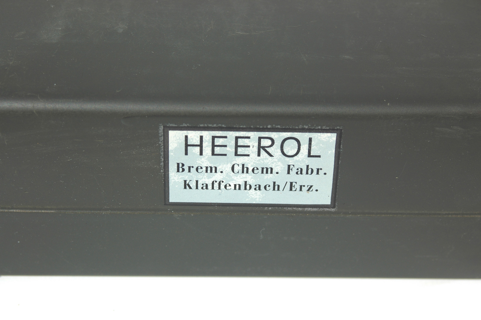 German WWII Vehicle Motor Oil Can