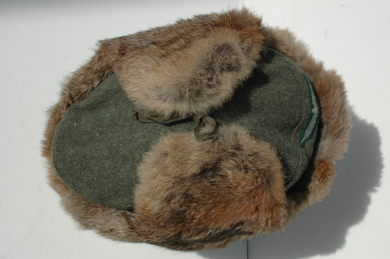 German WWII Customs Winter Fur Cap