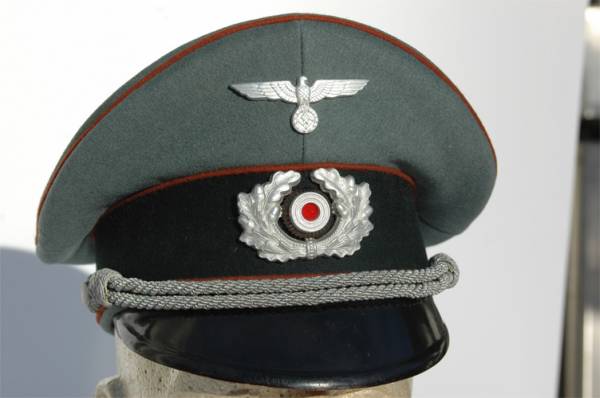 Mint Army (WH) Officers Copper Brown piped visor