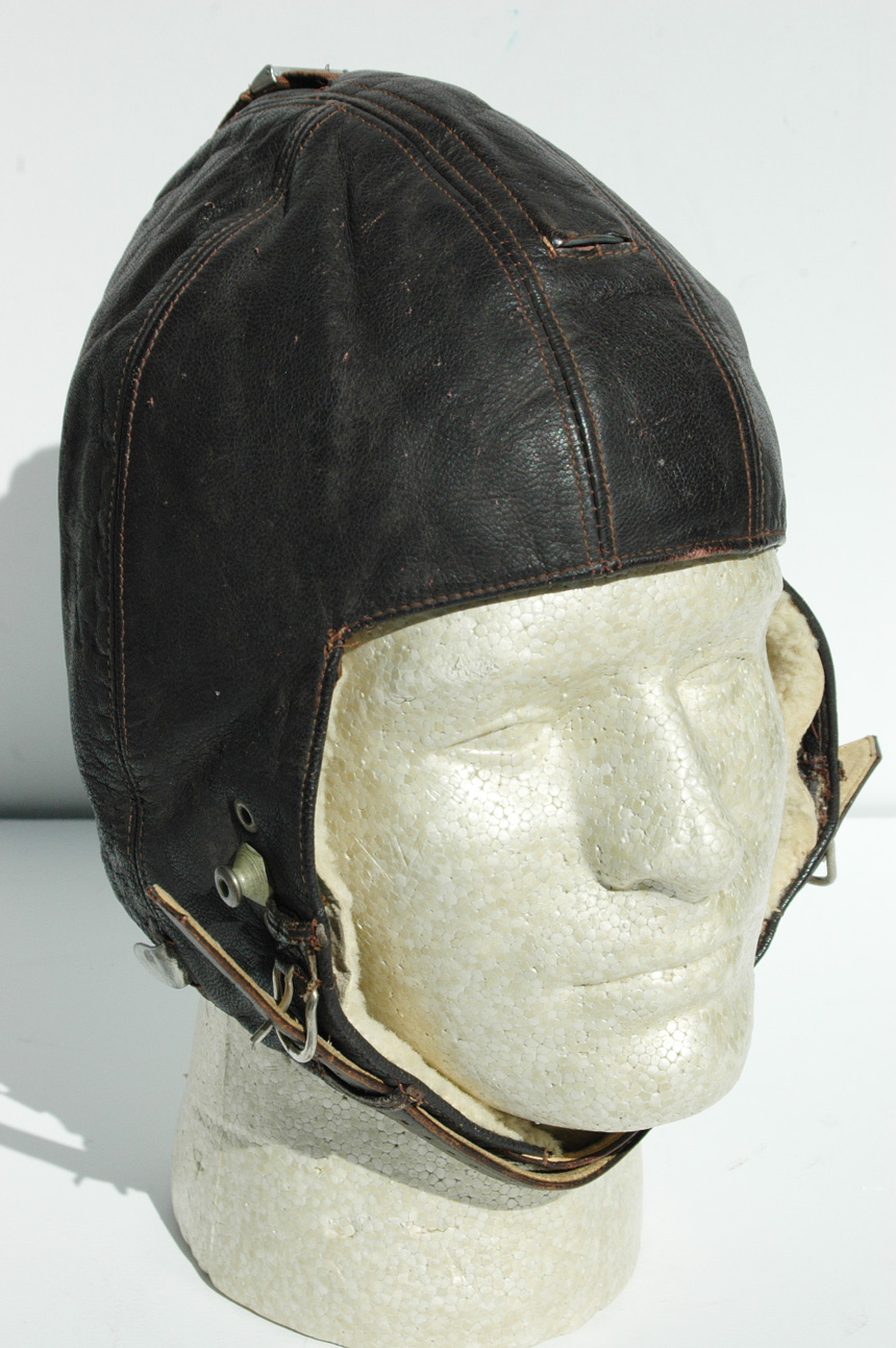 German WWII Luftwaffe Flight Helmet