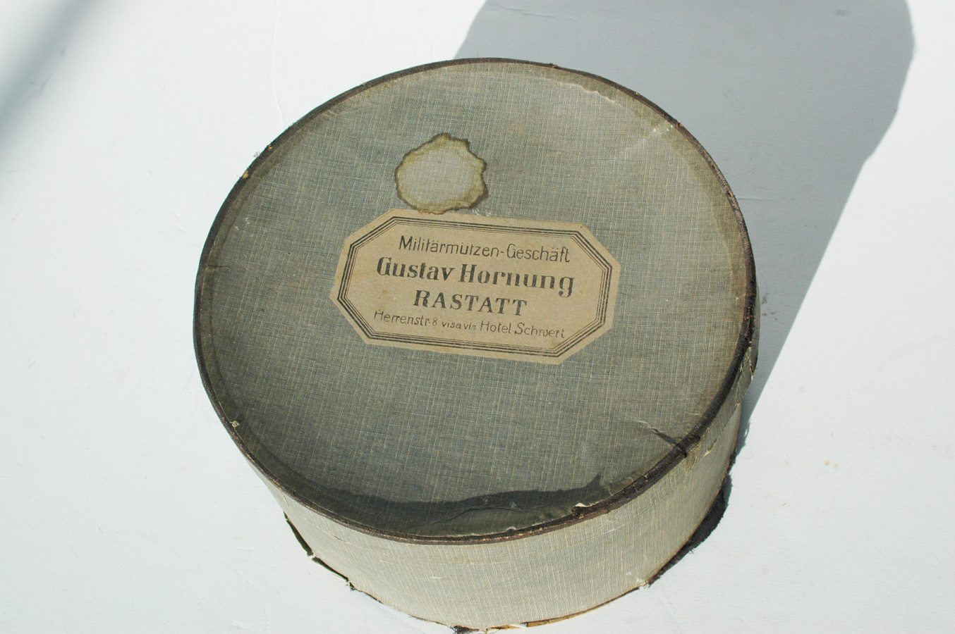 German Imperial Visor Cap and Box for Prussian Officer