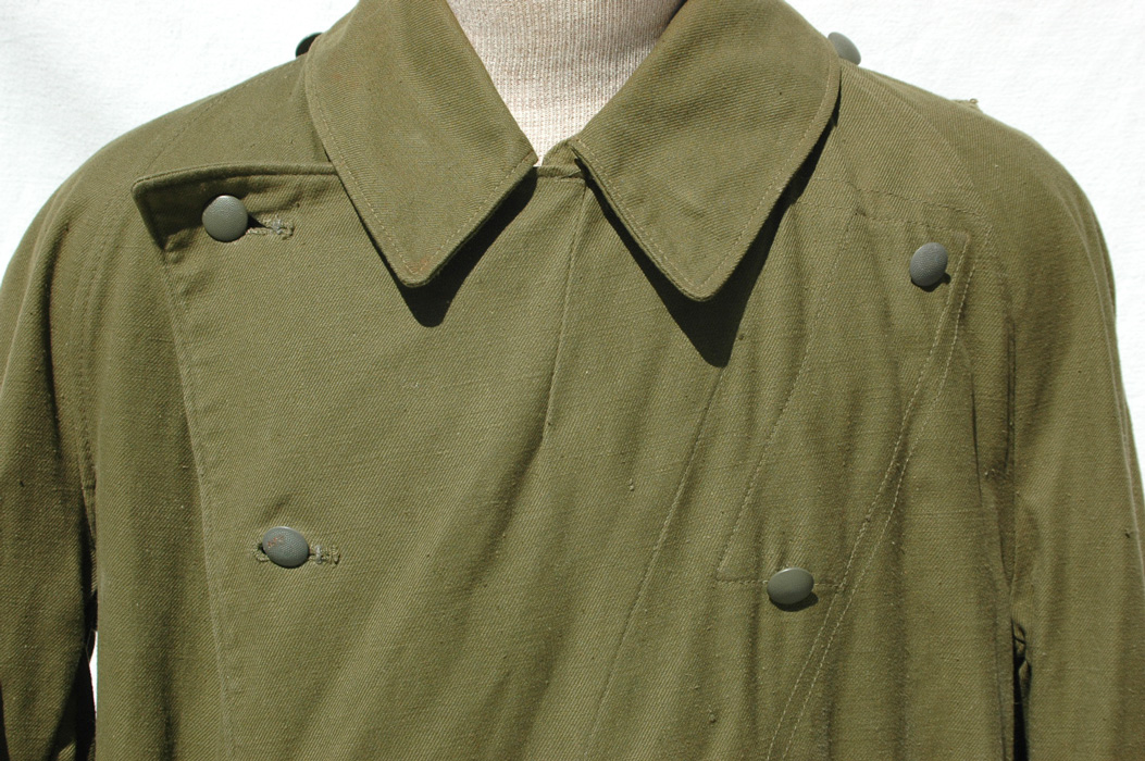 WWII German Tropicial Kradmantel (Motorcycle) Greatcoat