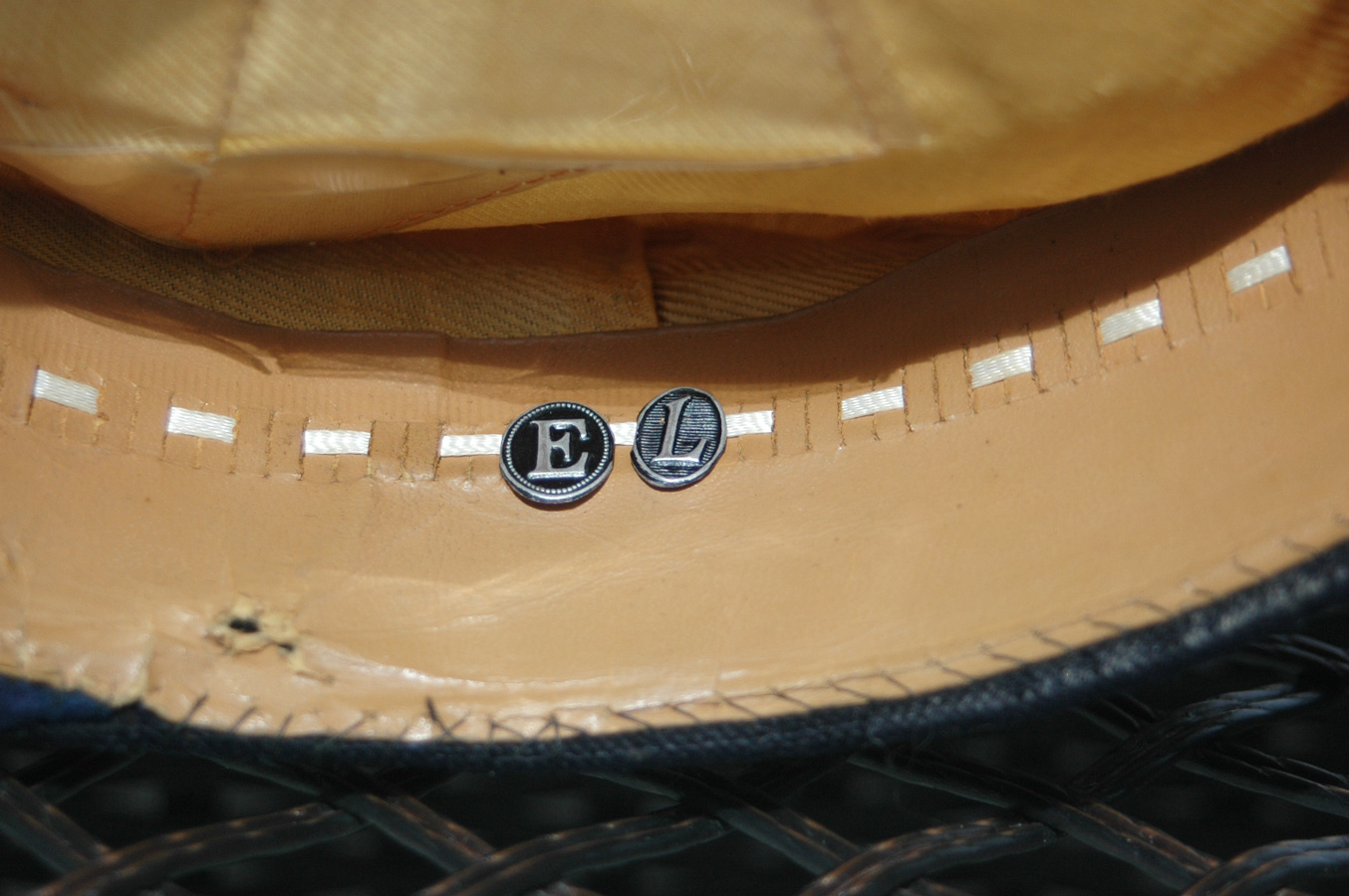 German WWII White Topped U-Boat Visor worn by Lutz