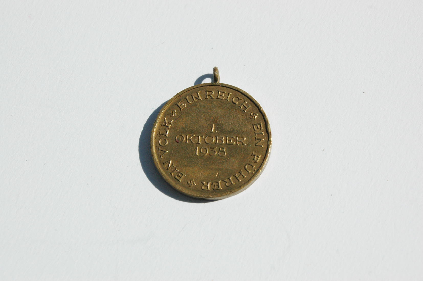 German WWII Sudetenland Anschluss medal