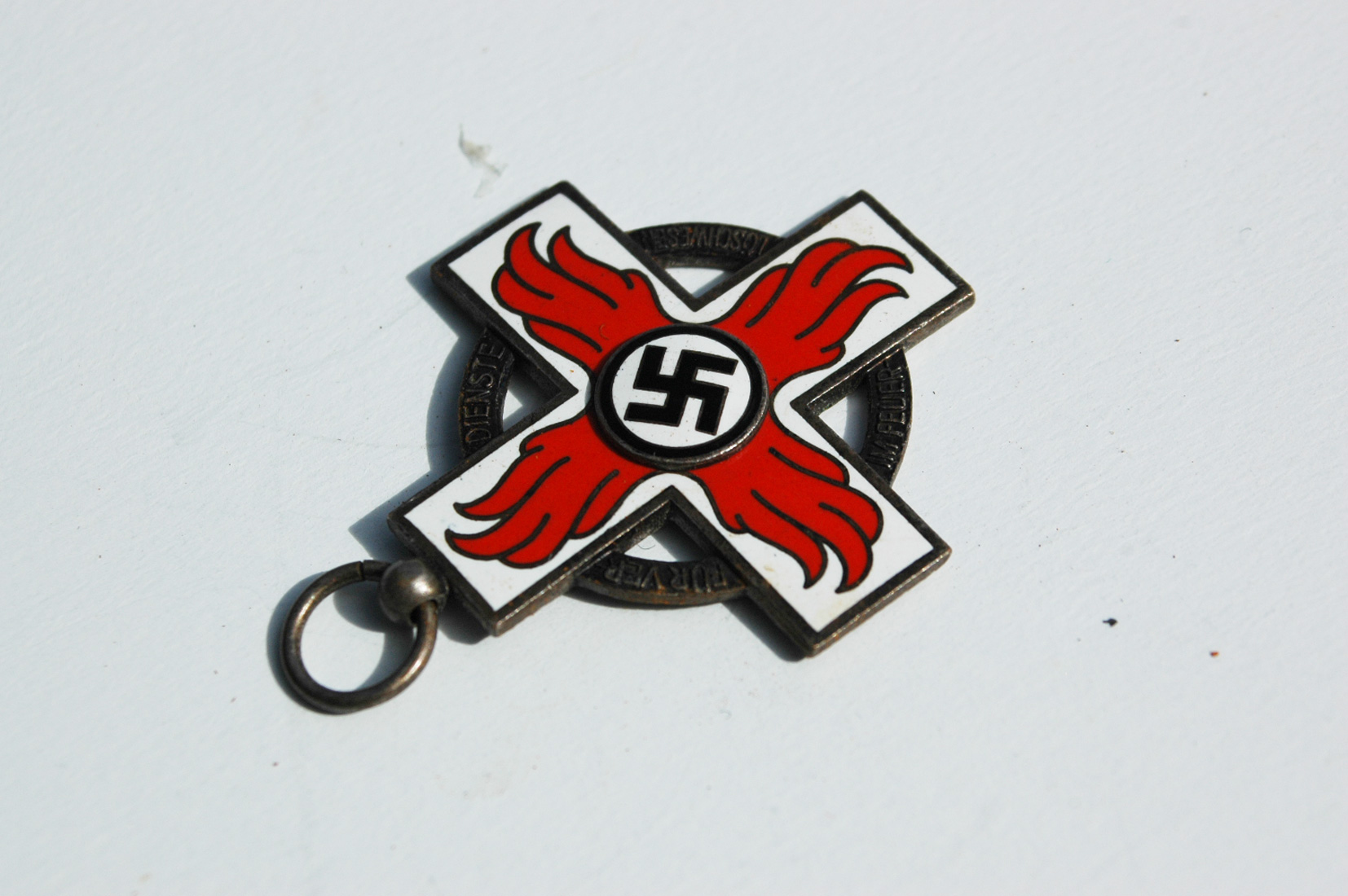 German WWII Fire Service medal 2nd Stage or Class