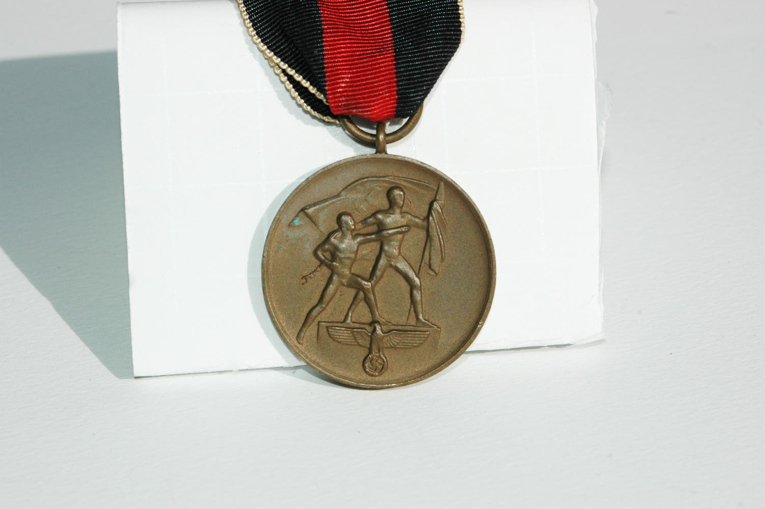 German WWII Anschluss Medal w/Ribbon