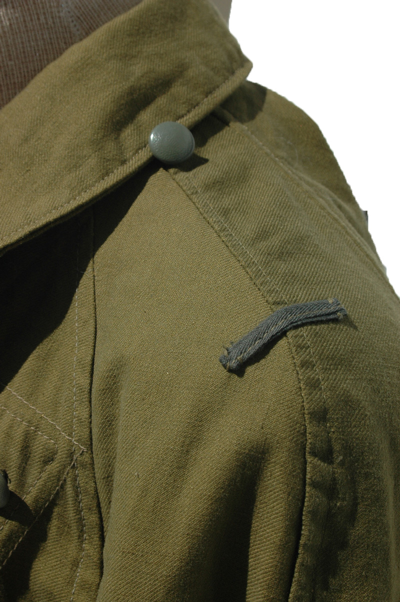 German WWII DAK Tropical Motorcycle Coat