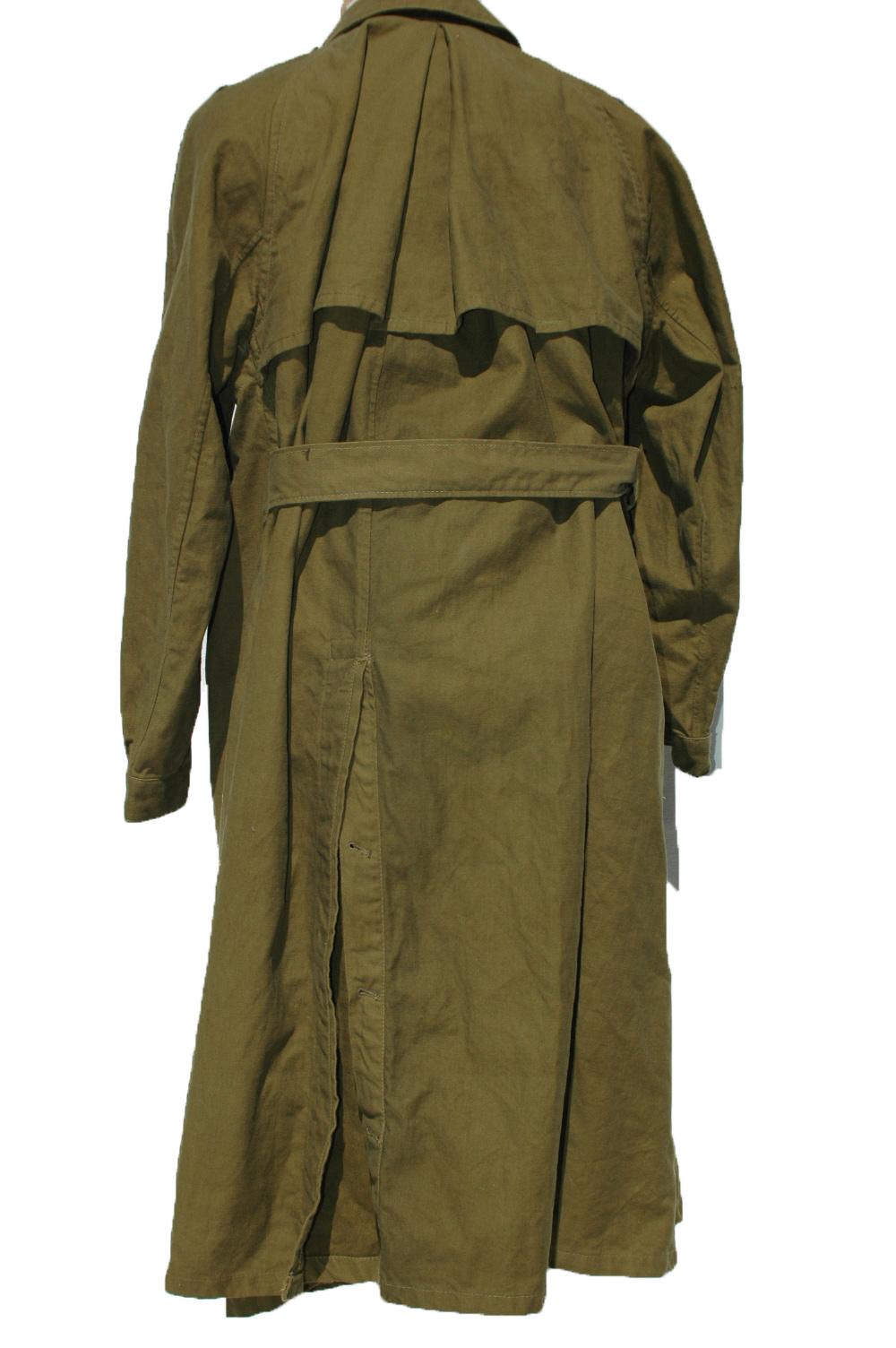 German WWII DAK Tropical Motorcycle Coat