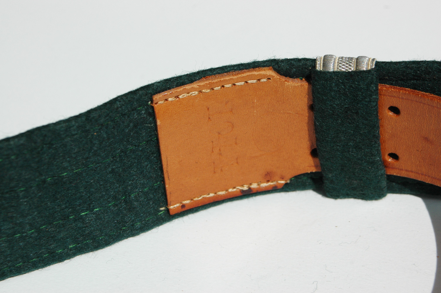 German WWII Police Brocade Belt and Buckle Set