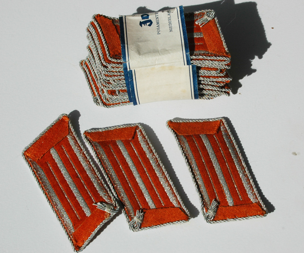 German WWII Unissued Police Collar Tab Set