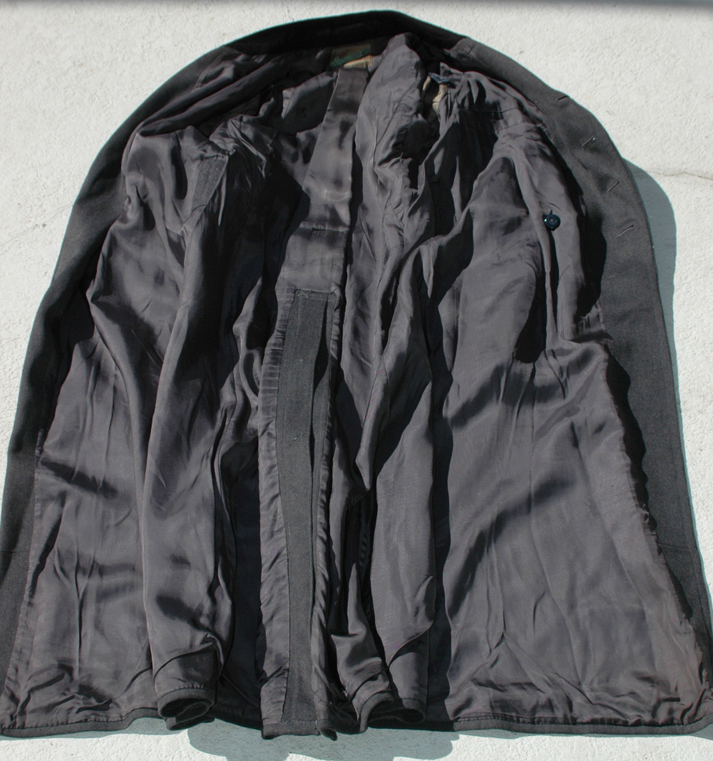 German WWII RLB Luftshutz Officers Greatcoat