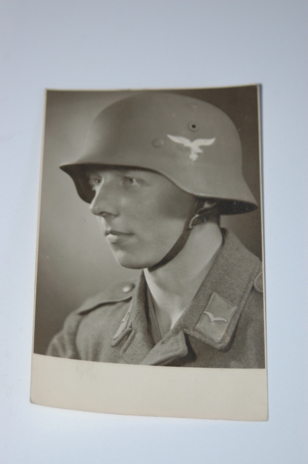 German WWII Postcard Photo, Luftwaffe Man