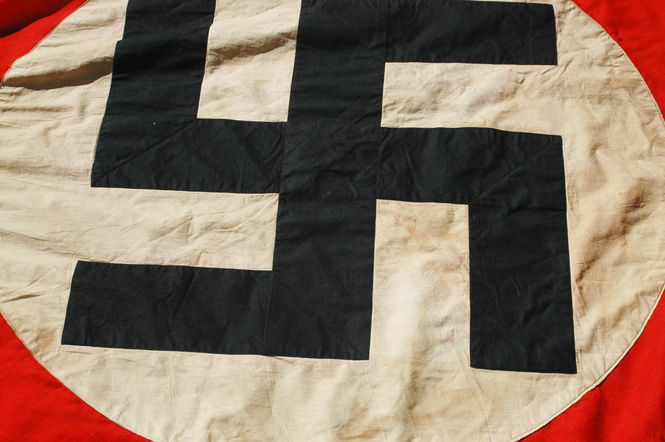 German WWII or Pre-War NSDAP Flag  Ortsgruppe Neuenhof