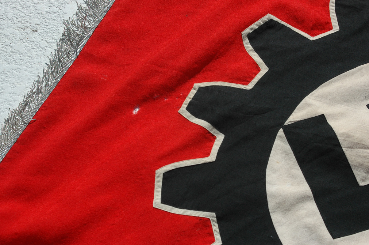 German WWII or Pre-War DAF Flag Ortsgruppe Oberg