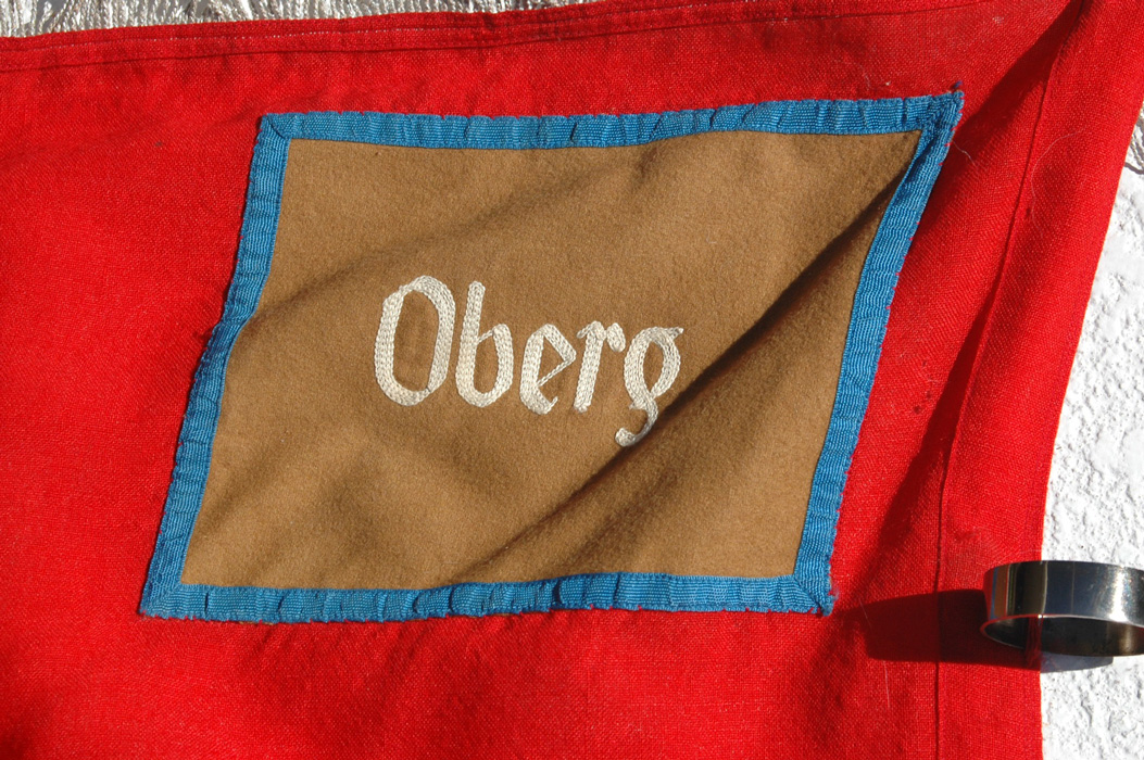 German WWII or Pre-War DAF Flag Ortsgruppe Oberg