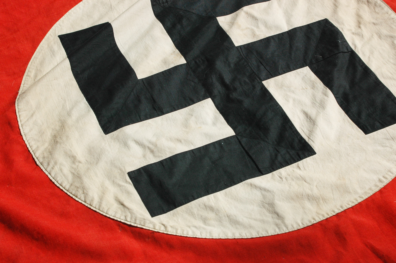 German WWII or Pre-War NSDAP Flag  Ortsgruppe Wernitsgrun