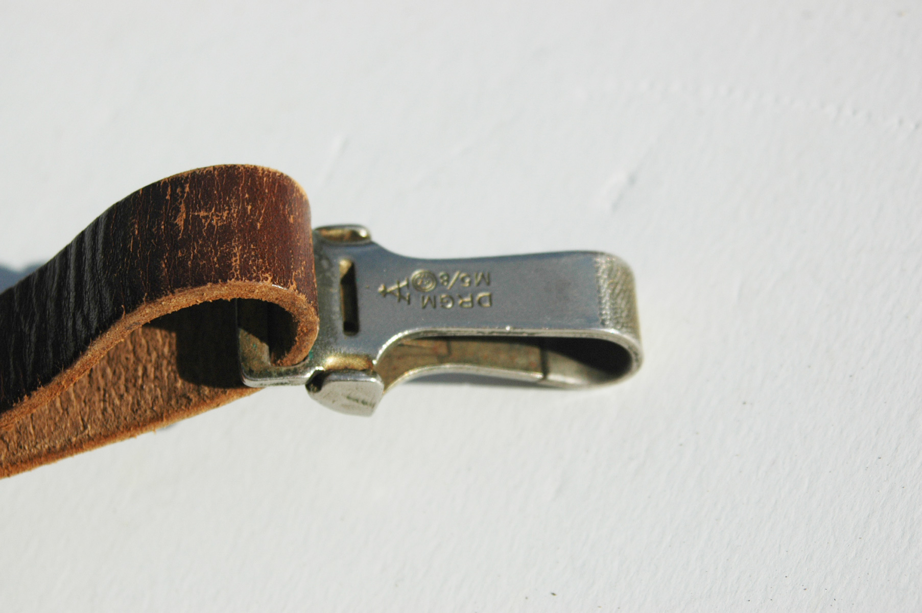 NSDAP or SA Brown Leather Cross Strap