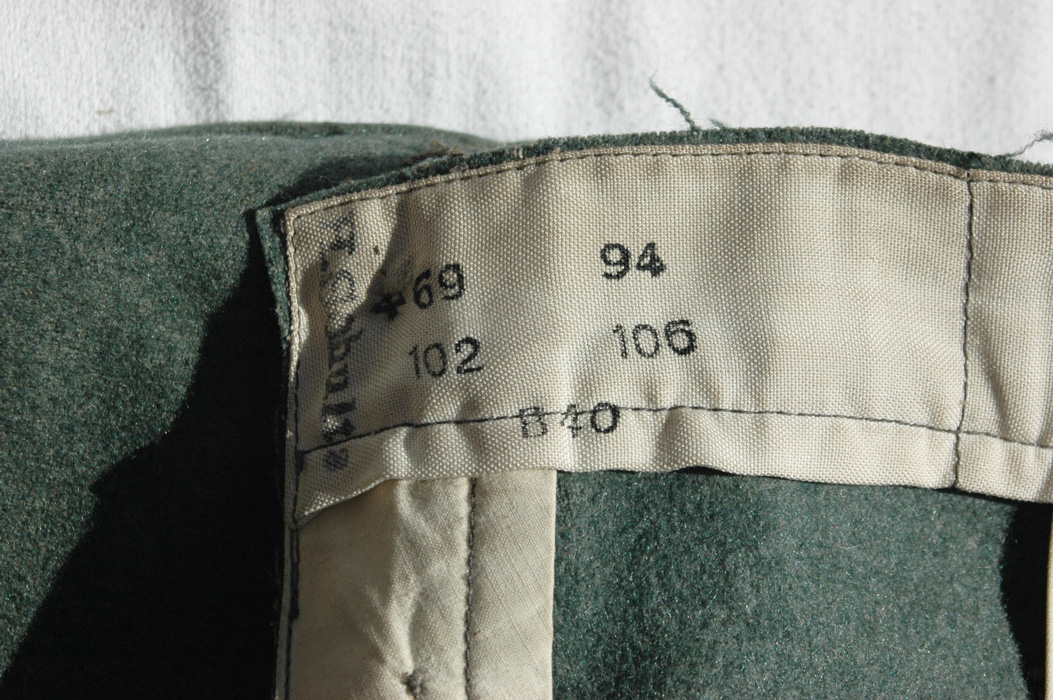 German WWII Army (HEER) or SS Combat Officer's Trousers