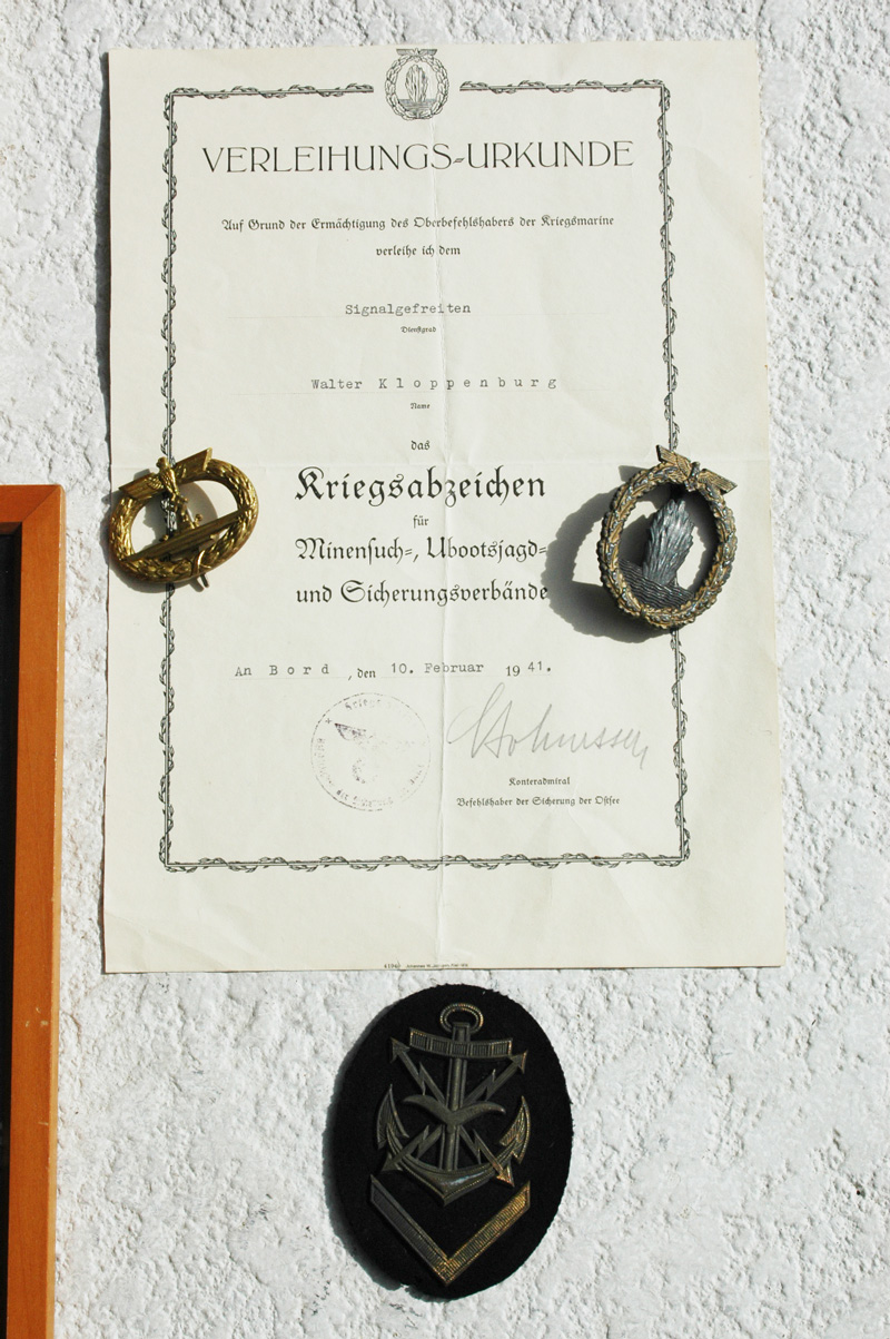 Named U-Boat Grouping with Medals and Photos