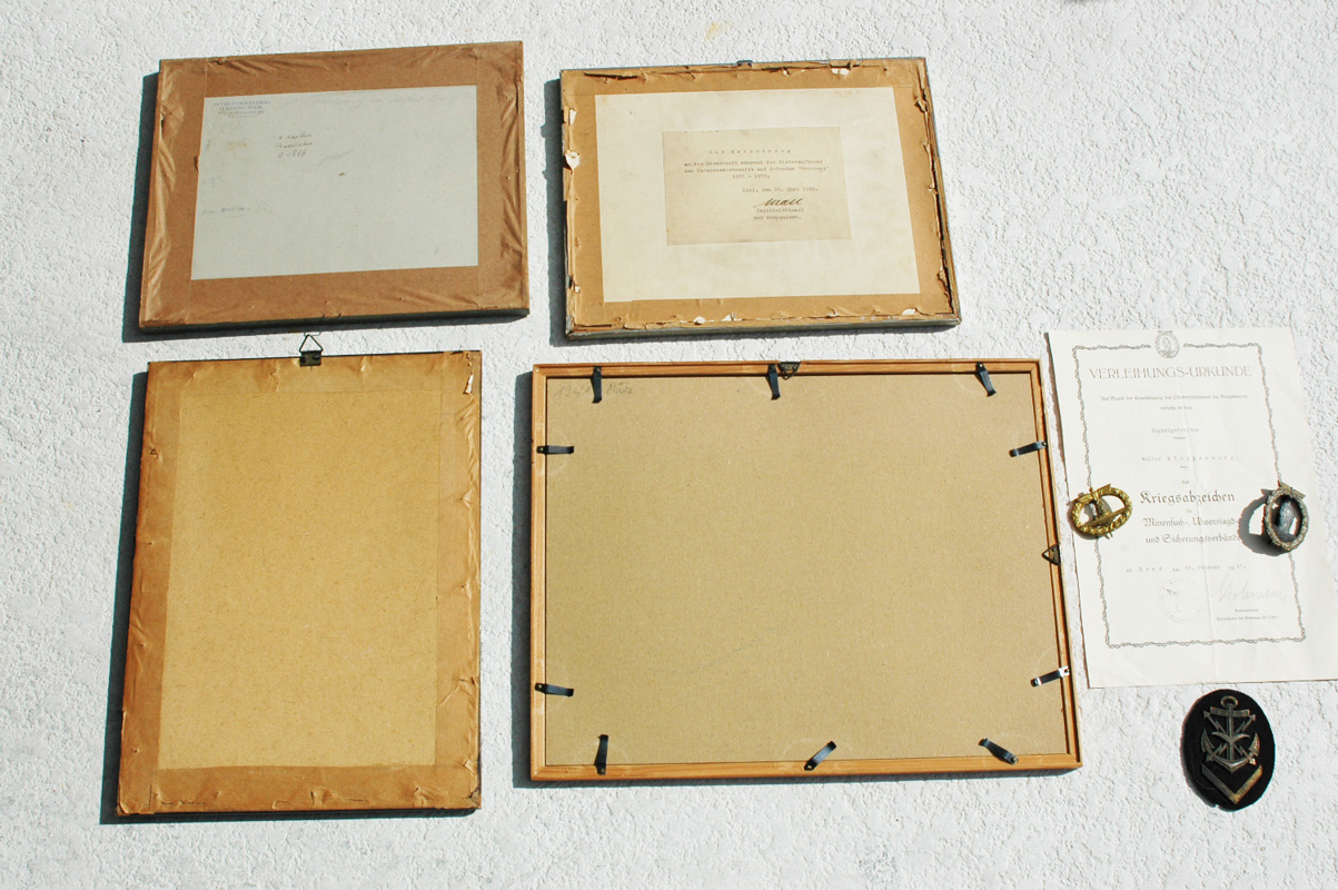 Named U-Boat Grouping with Medals and Photos