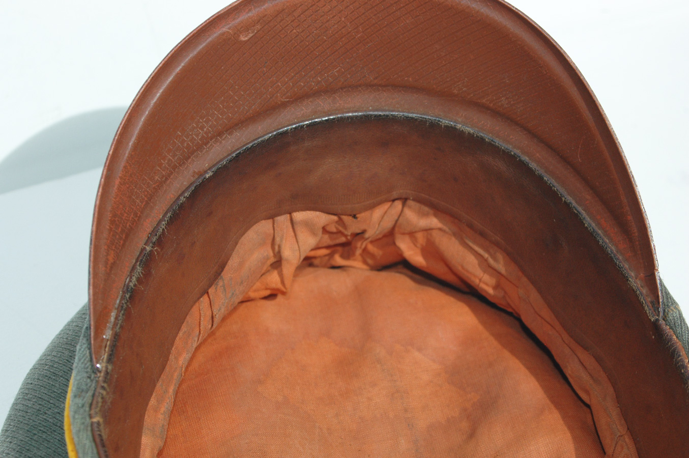 German WWII Calvary Piped Visor Cap