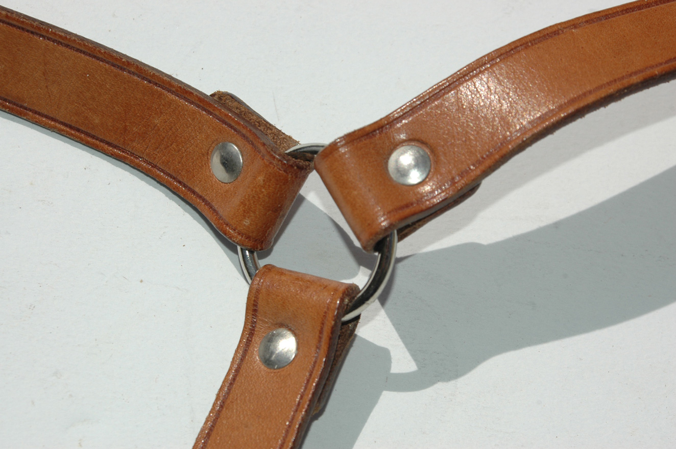 German WWII NSDAP/SA Brown Y-Straps